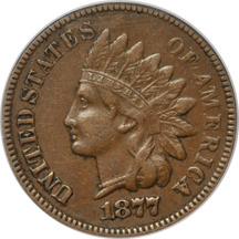 1877 PCGS XF-40.