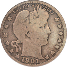 1901-S PCGS VG-8 CAC.