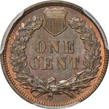 1872 PCGS MS-64RB.