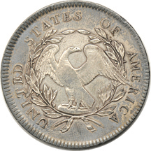 1795 2 Leaves (B-5, BB-27). VF details/cleaned/questionable color.