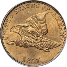 1857 PCGS MS-65.