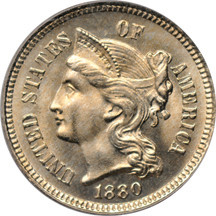 1880 PCGS MS-66 CAC.