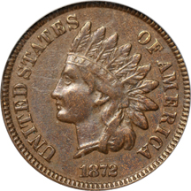 1872 PCGS VF-30.