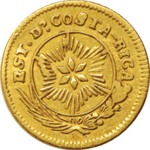 Costa Rica - 1842-MM 1-escudo F.