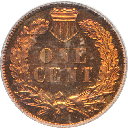 1891 PCGS PF-64RB.