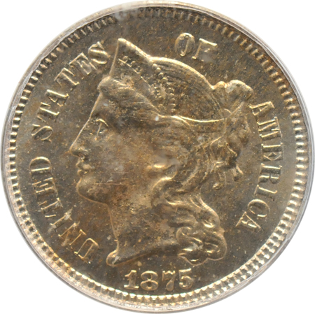 1875 PCGS PF-65 (green label).