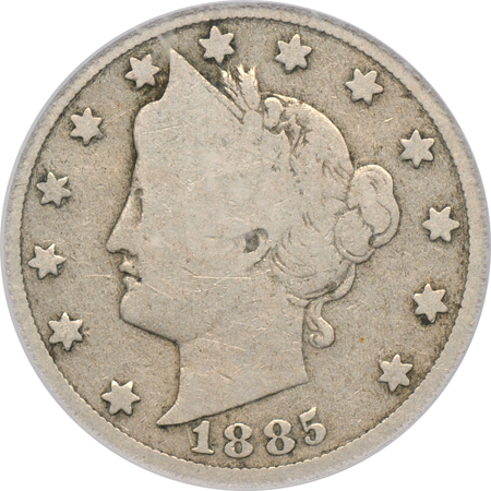 1885 PCGS GD-6.