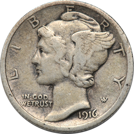 1916-D VF.