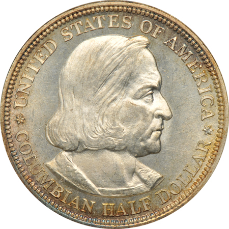 1893 Columbian. NGC MS-64 PL (no line).