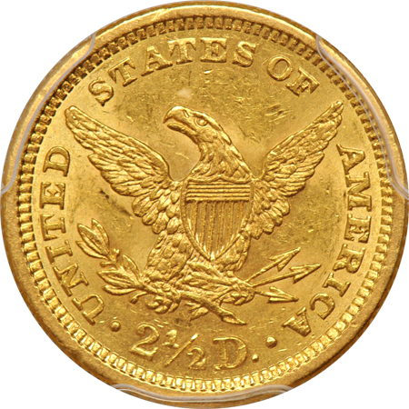 1861 Type 2. PCGS MS-61.