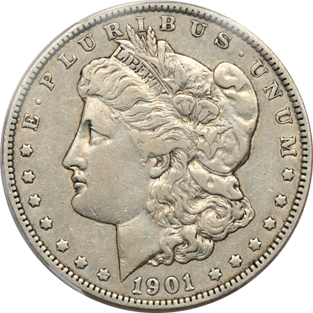 1892-S and 1901, both PCGS VF-35.