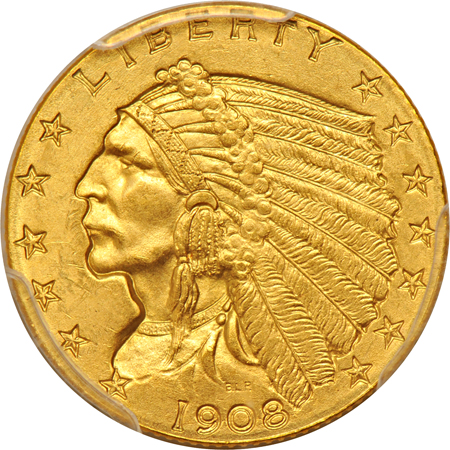 1908 PCGS MS-63.