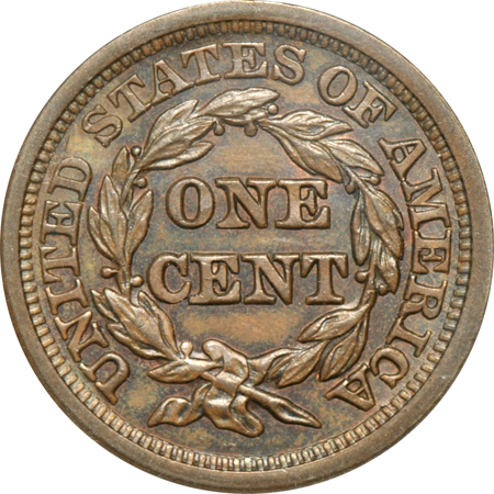 1846 Small Date (N-4) NGC MS-64 BN CAC.