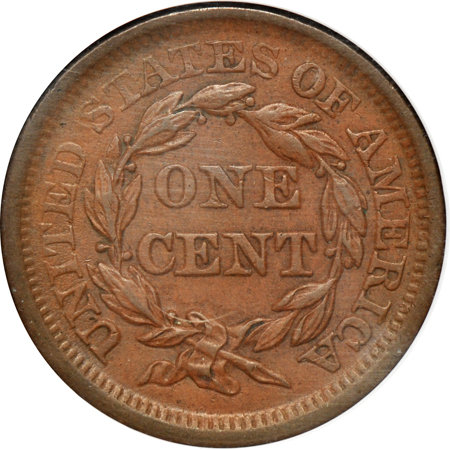 1857 Large Date (N-1). NGC MS-61.