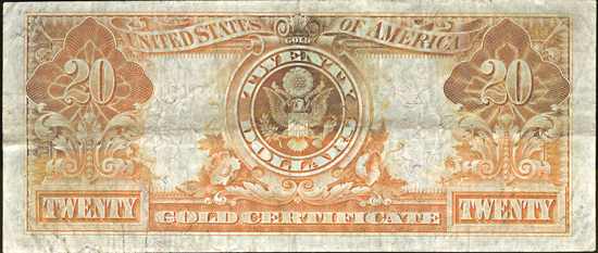 1905 $20.00.  VF.