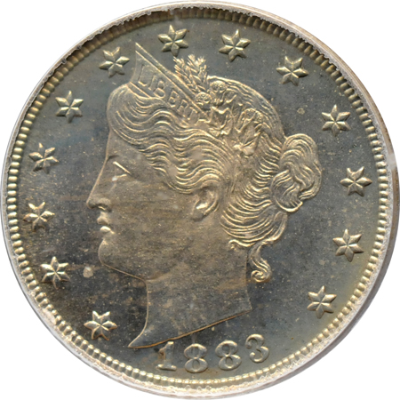 1883 No Cents. PCGS PF-65CAM.