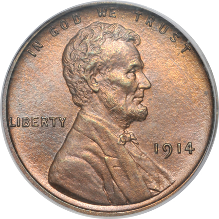 1914 MATTE PROOF. PCGS PF-64RB.