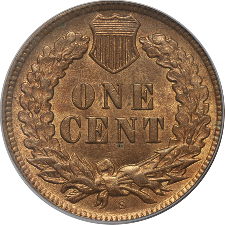 1909-S PCGS MS-64RB.