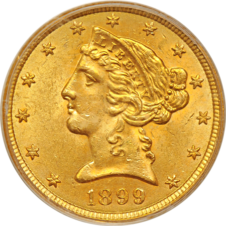 1899 PCGS MS-63 (green label).