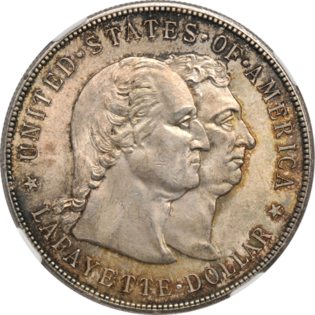 1900 Lafayette Dollar. NGC MS-63.