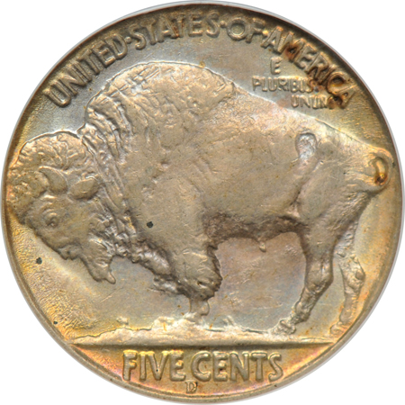 1937-D 3 Legged. NGC MS-62.