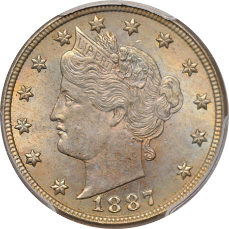 1887 PCGS MS-64 CAC.