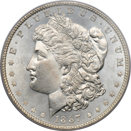 1887/6 PCGS MS-65.