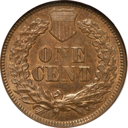 1872 NGC MS-64 BN.