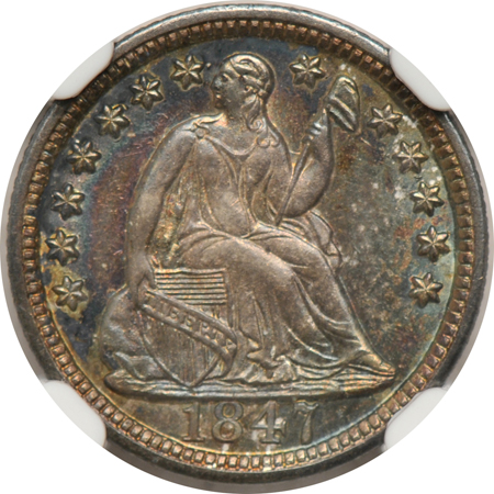 1847 NGC MS-64.