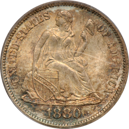 1880 PCGS MS-66 CAC.