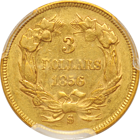 1856-S PCGS AU-53.