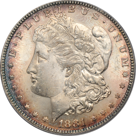 1881 PCGS MS-65.