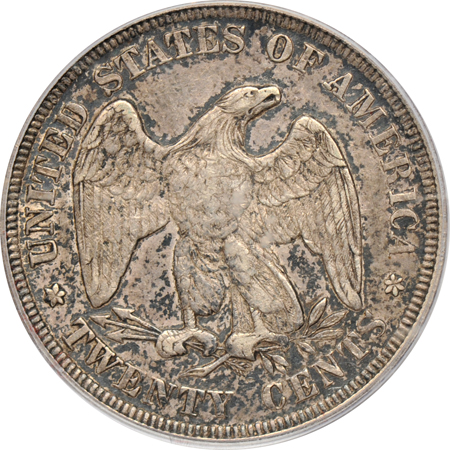 1875 PCGS XF-45.