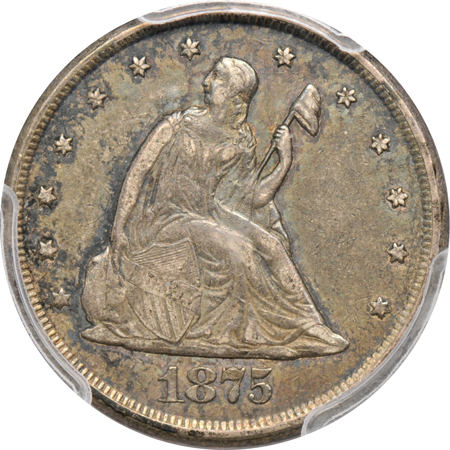 1875-CC PCGS XF-45.