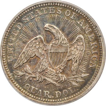 1853 Arrows & Rays. PCGS XF-40 CAC.