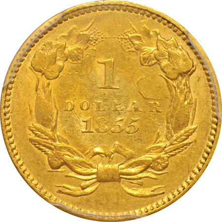 1855 PCGS AU-55.