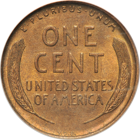 1909-S VDB. ANACS MS-64 RB.