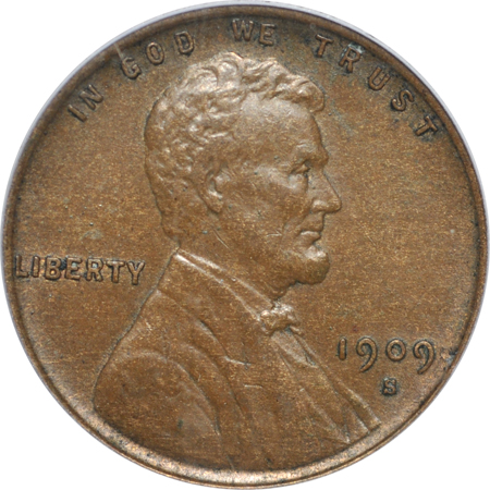 1909-S VDB. PCGS AU-55.