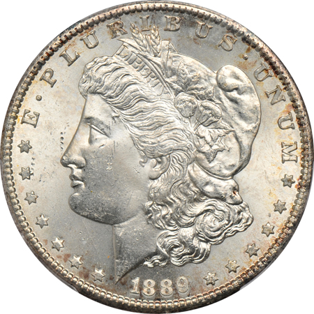 1889-S PCGS MS-64.