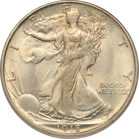 1918-S PCGS MS-64.