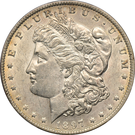 1897-O PCGS AU-58.