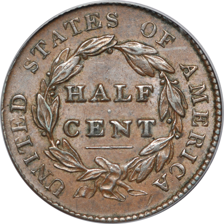 1828 (C-1) 13 Stars. PCGS AU-55.