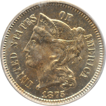 1875 PCGS PF-65 (green label).