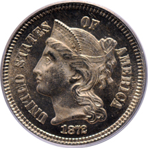 1872 PCGS PF-65.