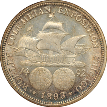 1893 Columbian. NGC MS-64 PL (no line).