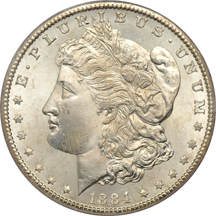 1884-CC PCGS MS-65 (green label).