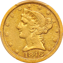 1846-D/D PCGS VF-35.