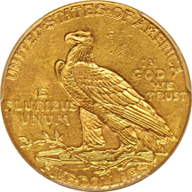 1913 PCGS AU-58.