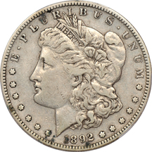 1892-S and 1901, both PCGS VF-35.