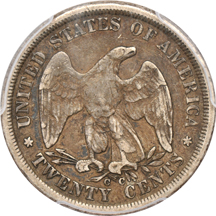 1875-CC PCGS VF-25.